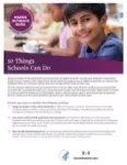 10 cosas que las escuelas pueden hacer (niño pequeño) (PDF 833.58 KB)