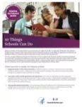 10 cosas que pueden hacer las escuelas (adolescentes) (PDF 1.19 MB)