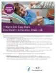 Siete formas de compartir materiales educativos sobre salud bucal (PDF 980.6 KB)