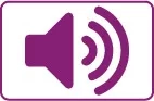 ícono de audio